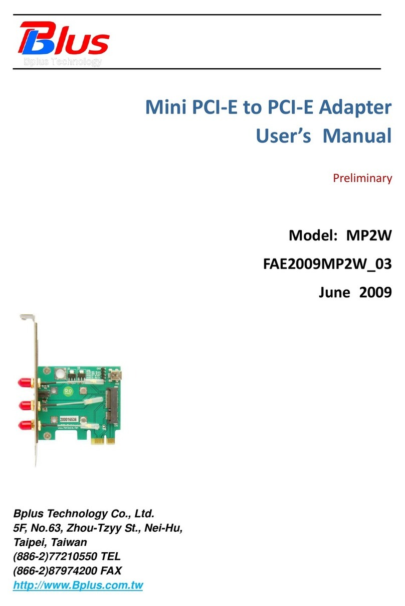 Bplus Technology MP2W user manual