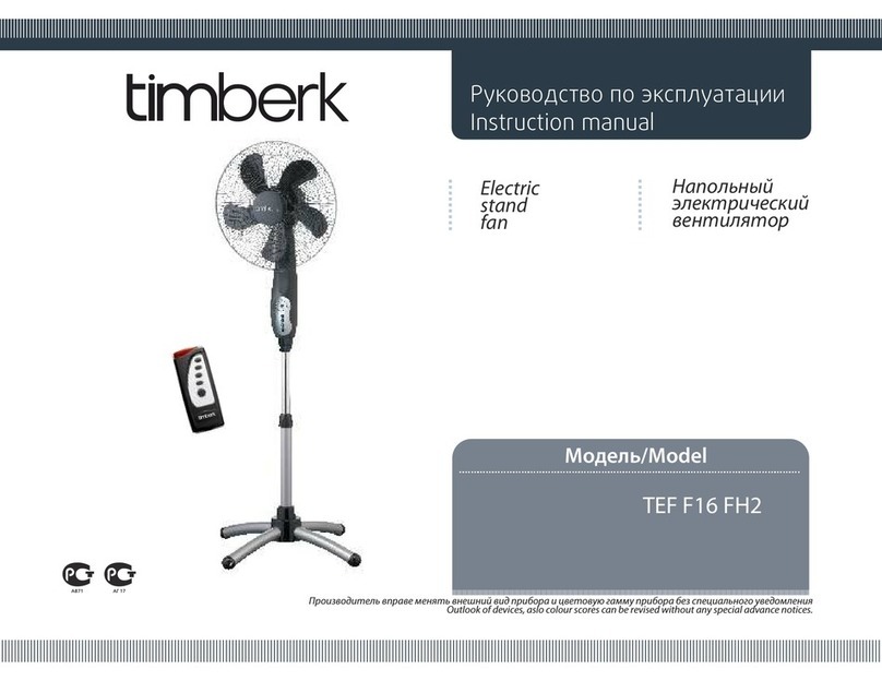 Timberk TEF F16 FH2 User manual