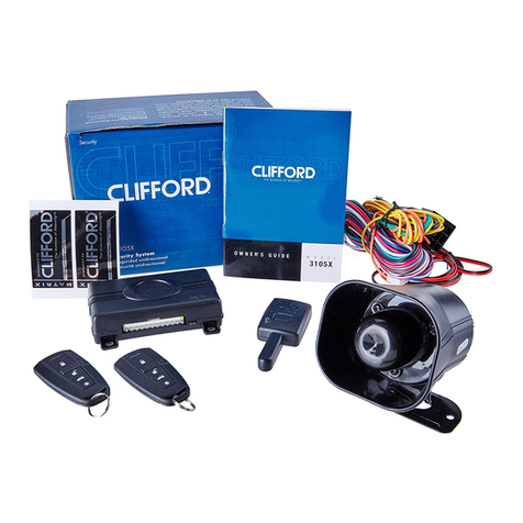 Clifford 3105X owner's guide