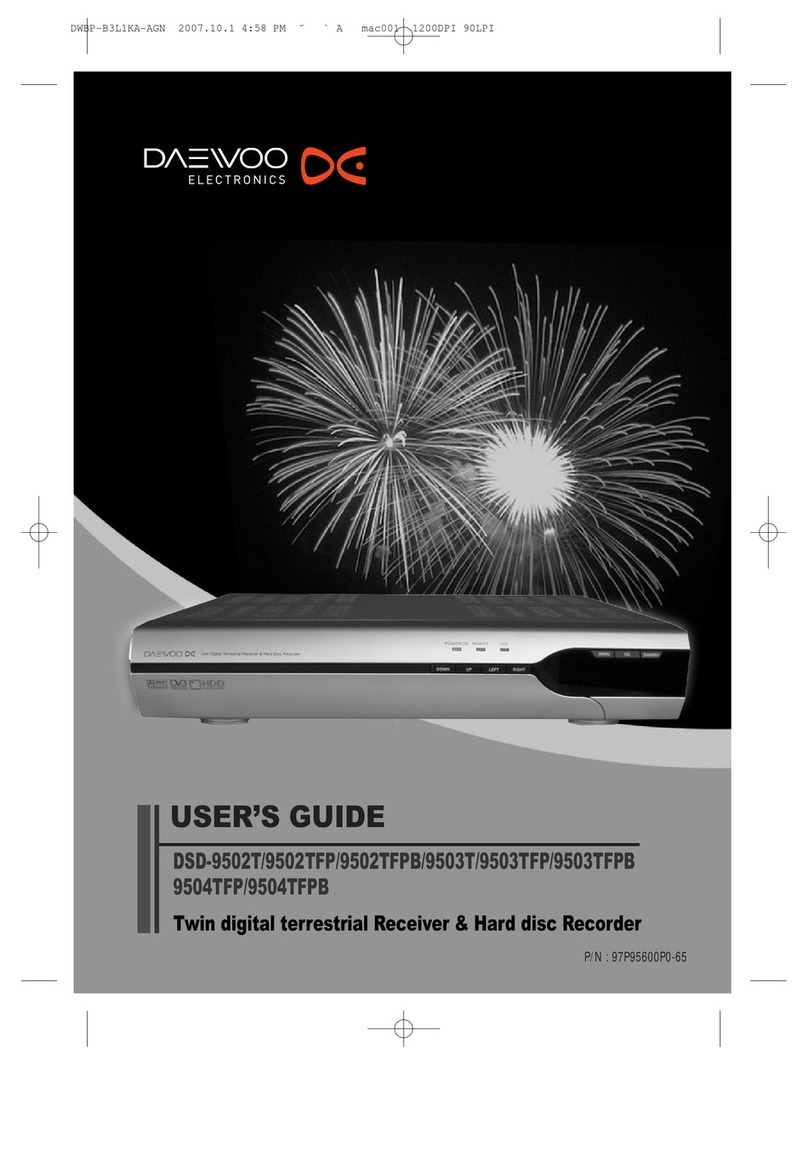 Daewoo DSD-9502T user guide
