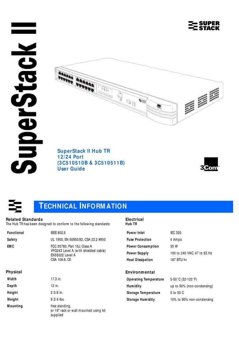 3Com 3C510510B User manual