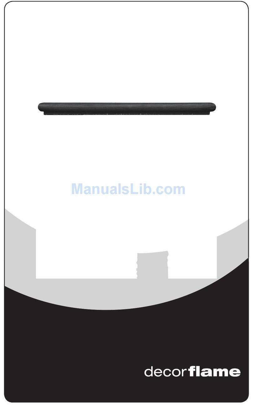 decorflame MP-2100 instruction manual