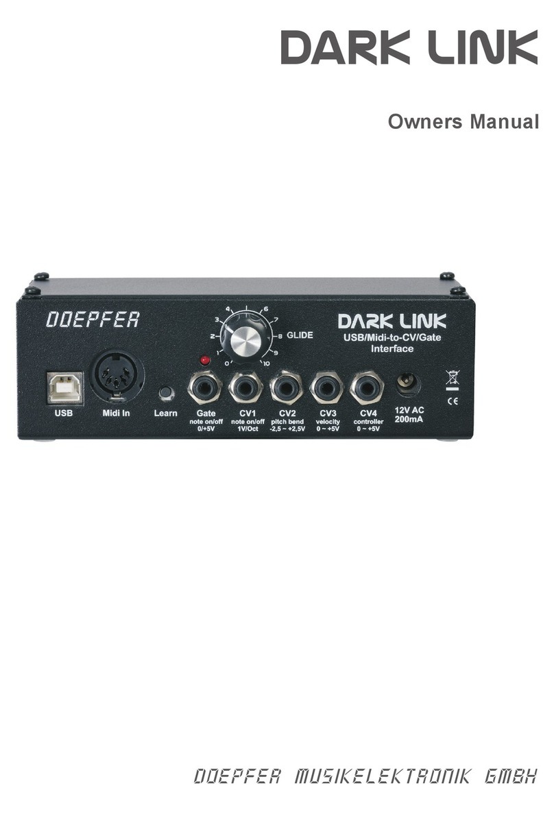 DOEPFER Dark Line GmbH owner's manual