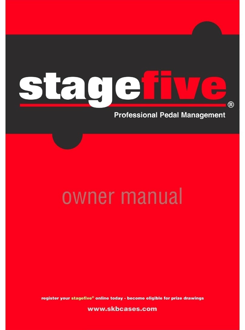 SKB stagefive owner's manual