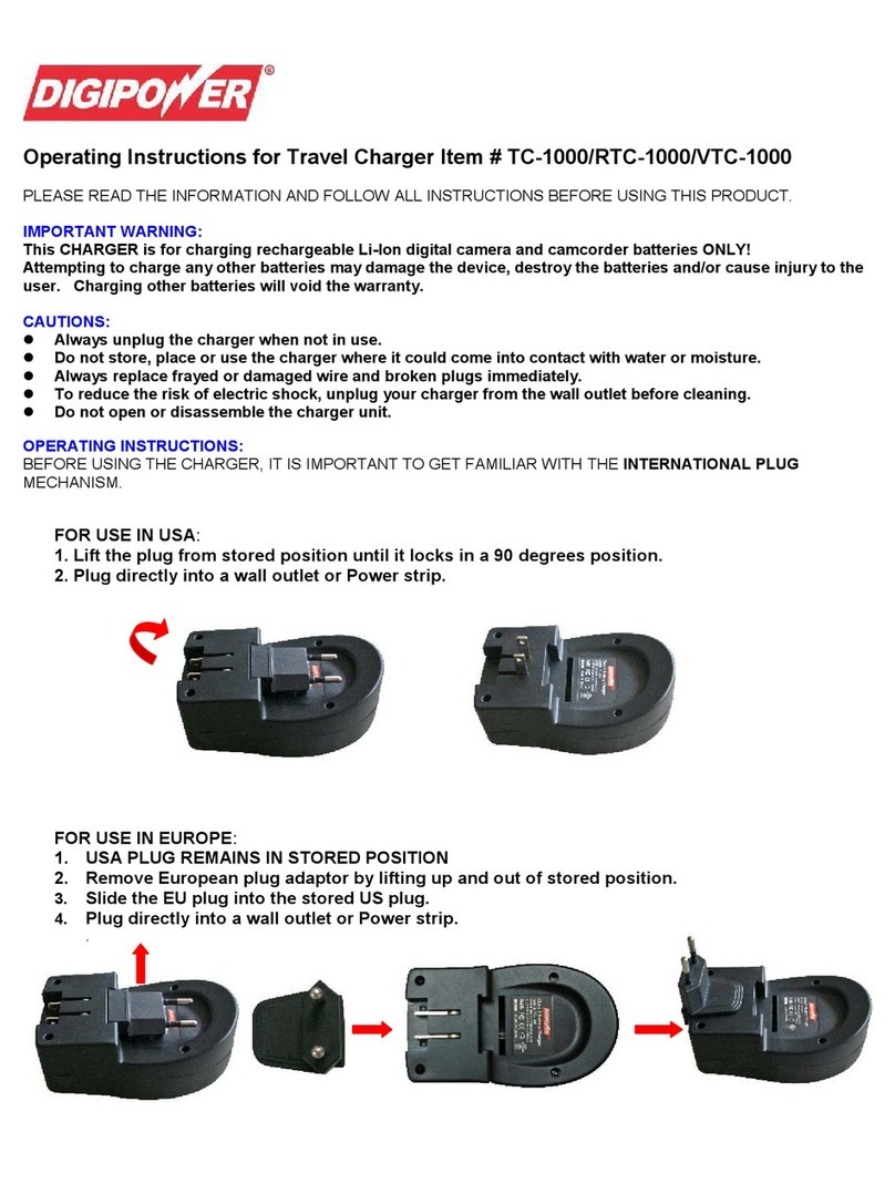 DigiPower TC-1000 User manual DigiPower TC-1000 User manual
