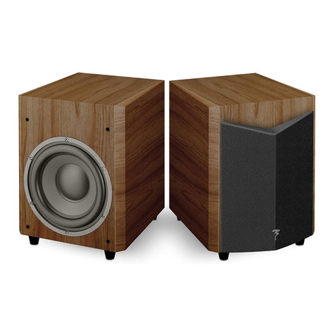 Focal CHORUS V - SUBWOOFERS SW 800 V & SW 700... user manual