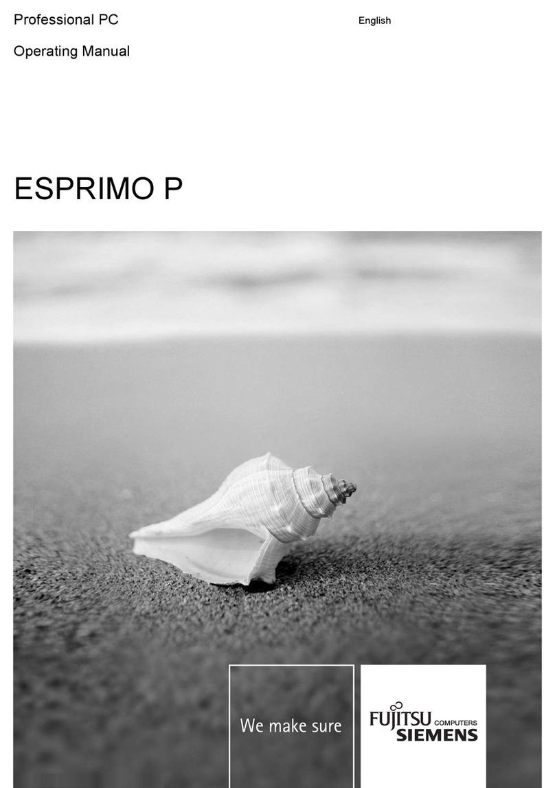 Fujitsu Siemens Computers ESPRIMO P operating manual