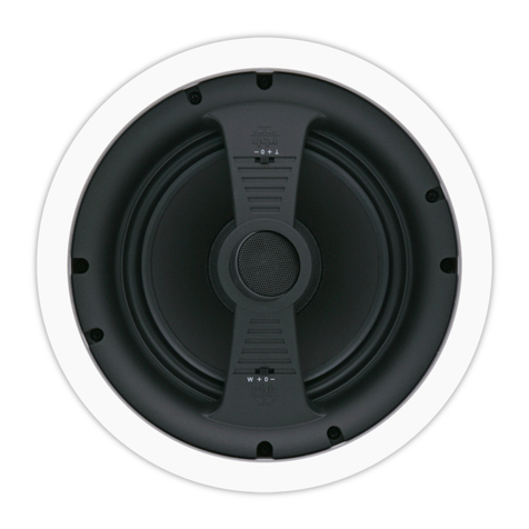 RBH Sound IN-CEILING SPEAKERS Installation and instruction manual