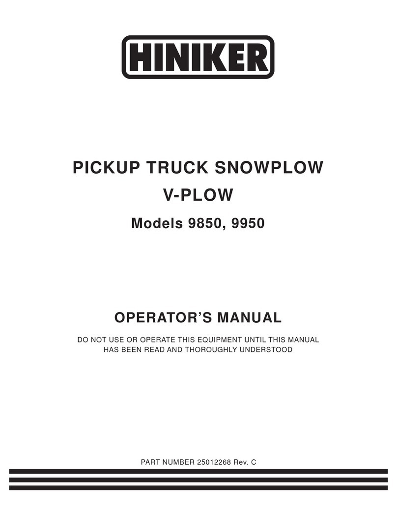Hiniker 9850 Operator's manual Hiniker 9850 Operator's manual