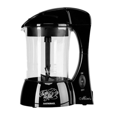 Gastroback Mini User manual