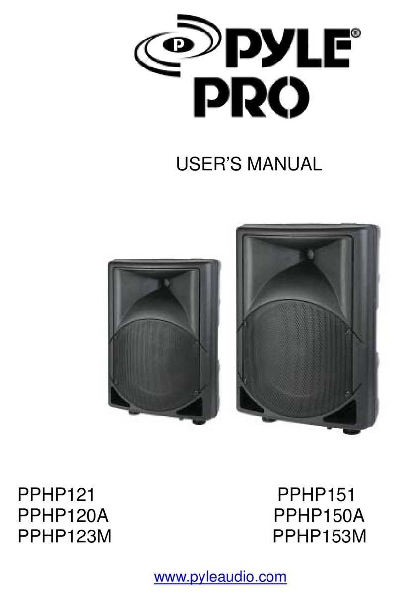 Pyle Pro PPHP121 User manual