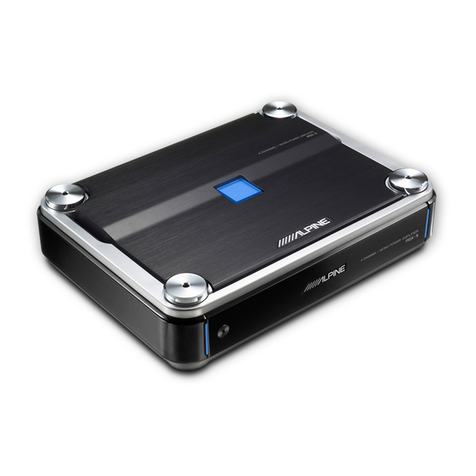 Alpine PDX-5 - Amplifier User manual