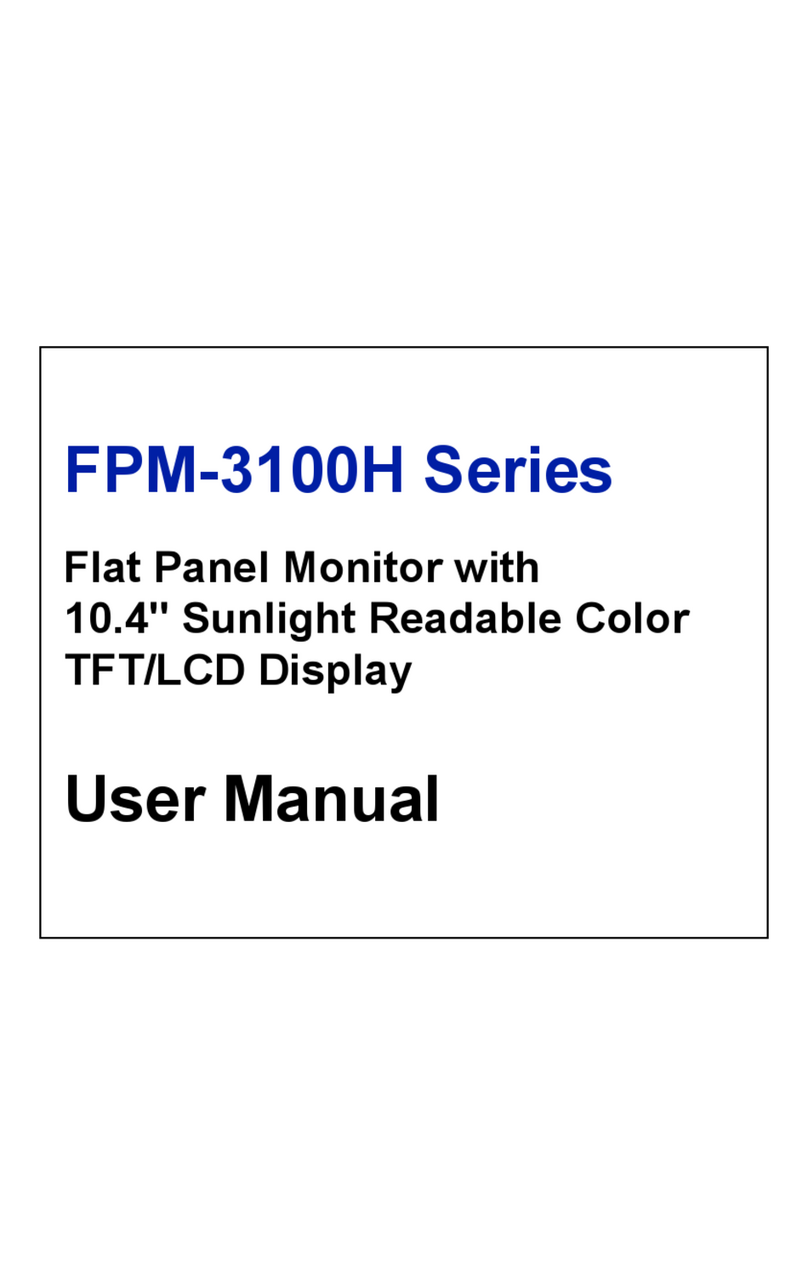 Advantech FPM-3100H Series User manual