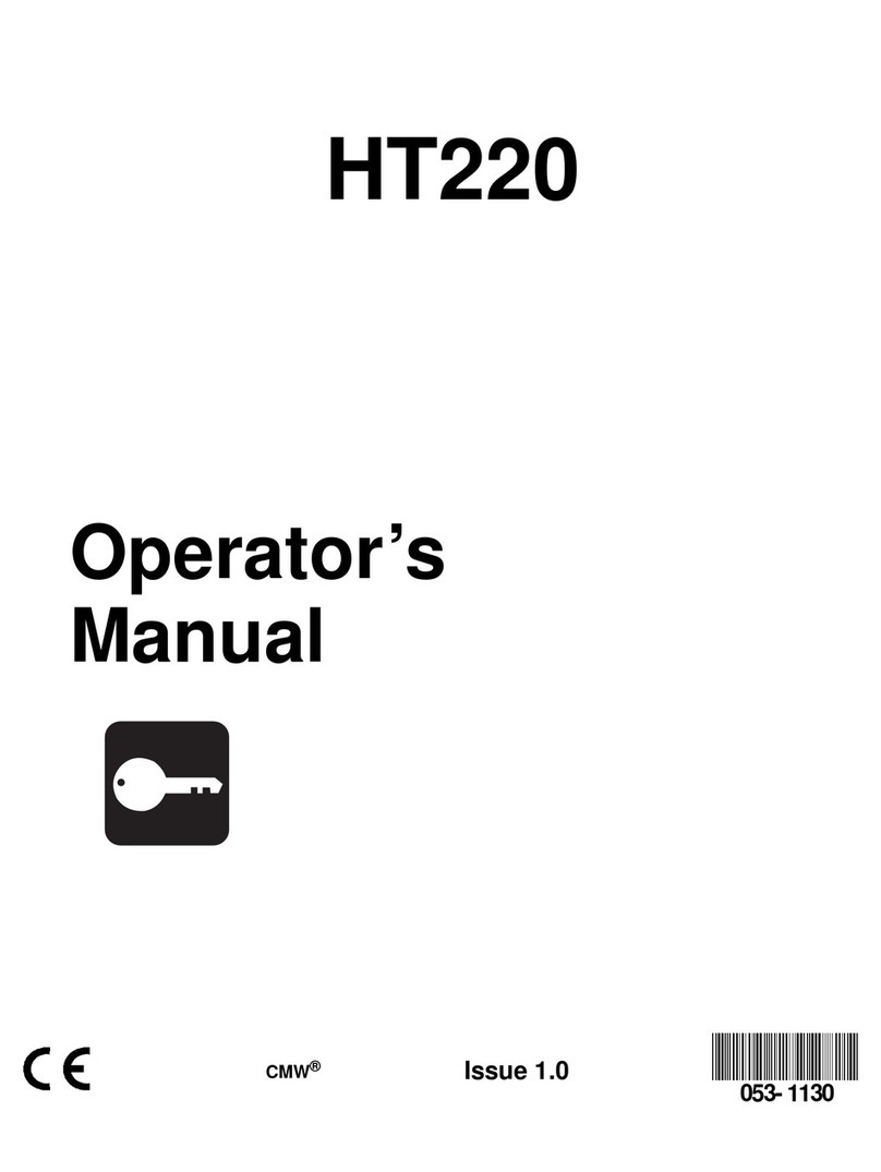 CMW HT220 Operator's manual