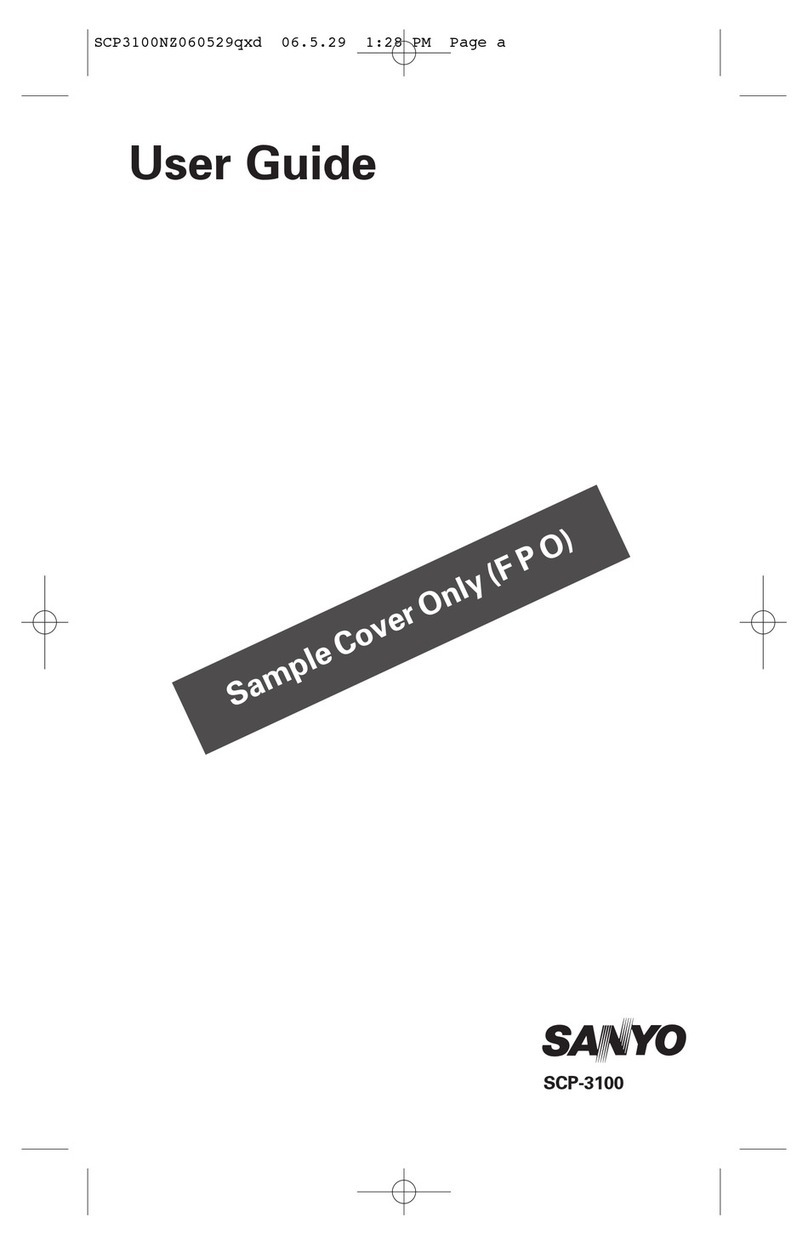 Sanyo SCP-3100 user guide