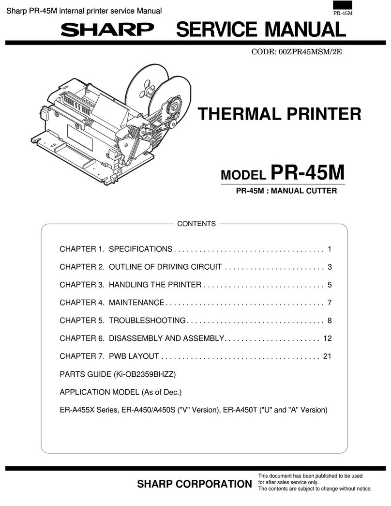 Sharp PR-45M User manual Sharp PR-45M User manual