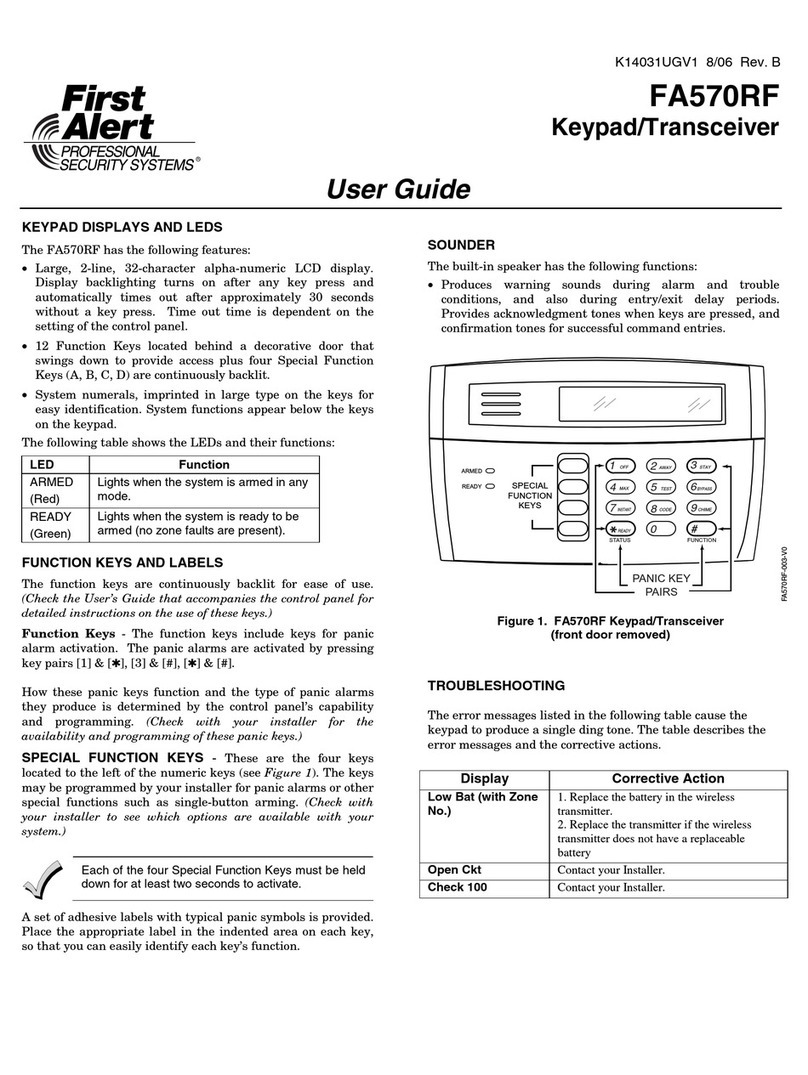 First Alert FA570RF User manual