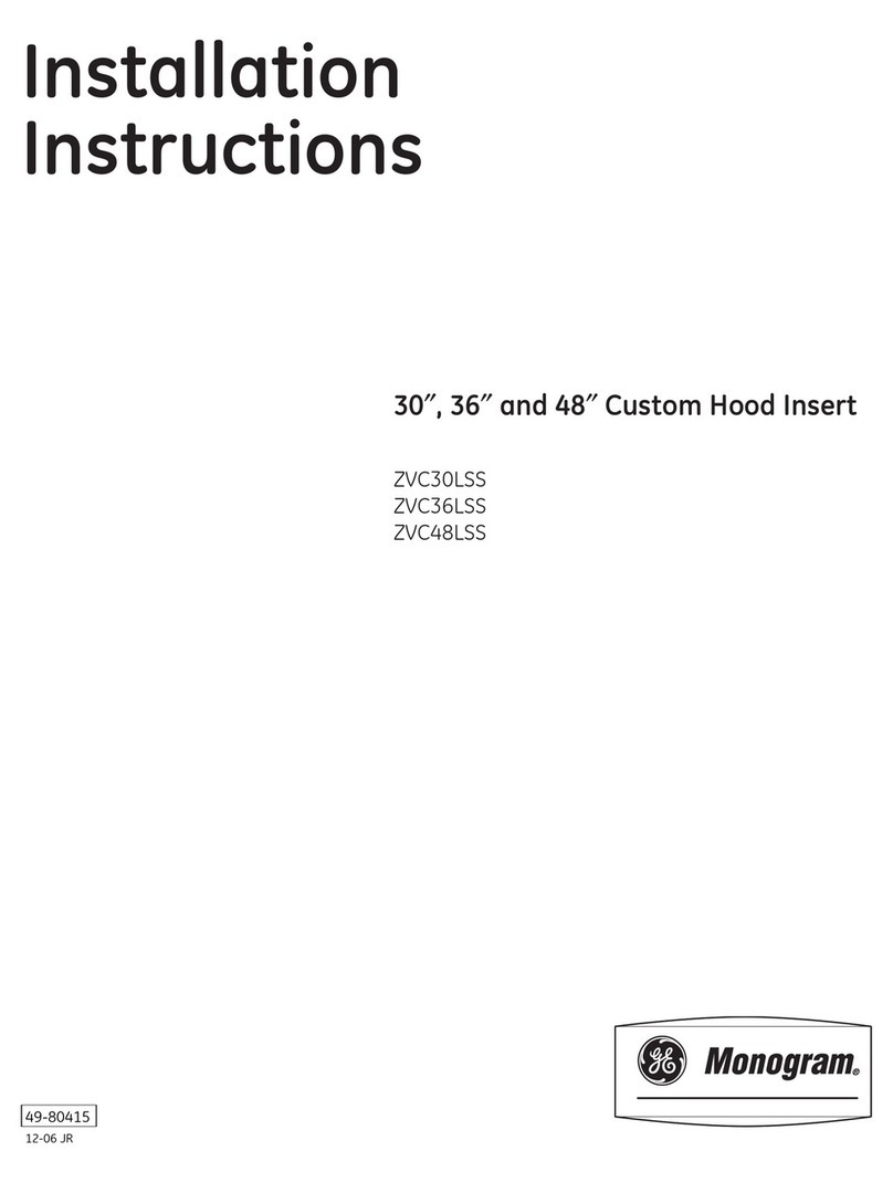GE Monogram ZVC30LSS User manual