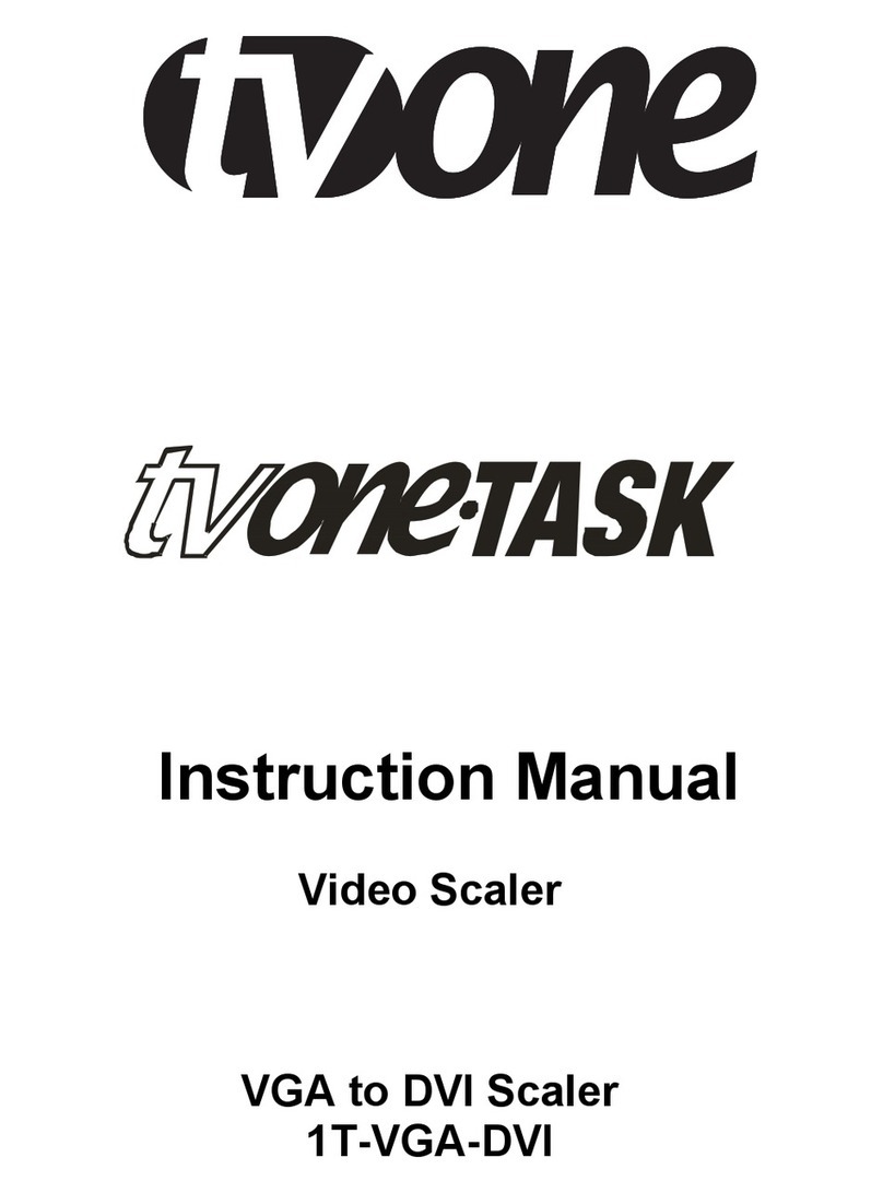 TV One 1T-VGA-DVI User manual
