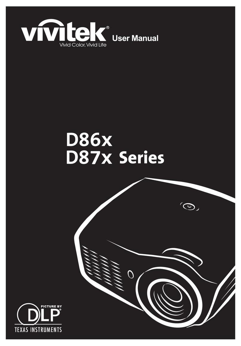 Vivitek D86x Series user manual