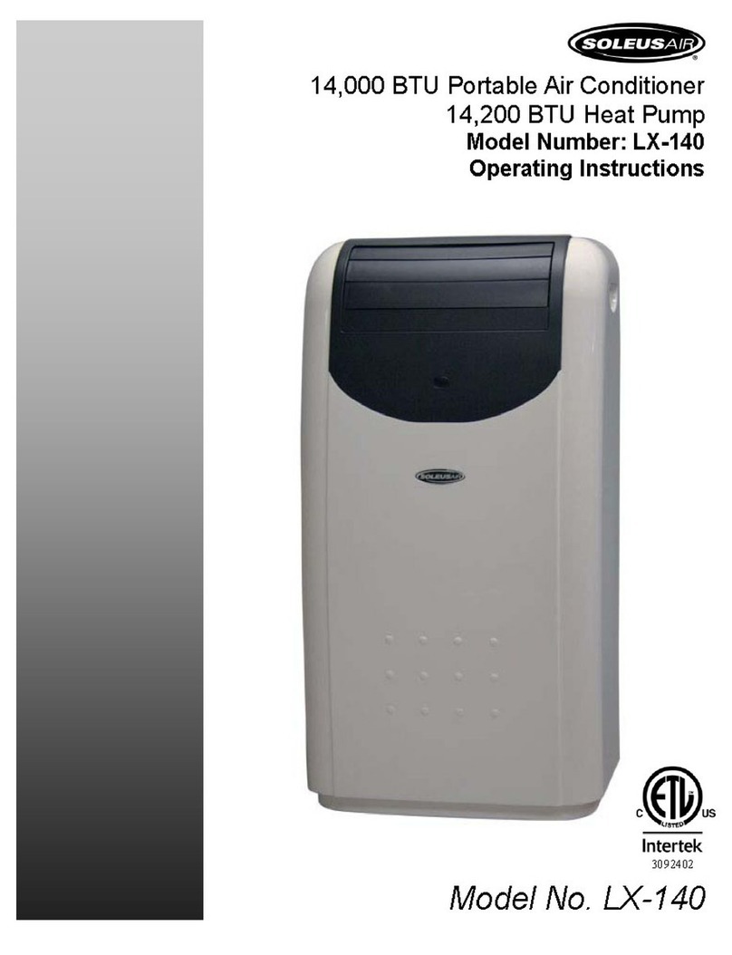 Soleus Air LX-140 User manual