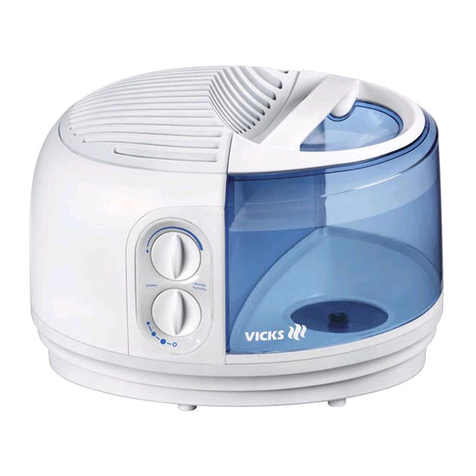 Vicks V3600 User manual