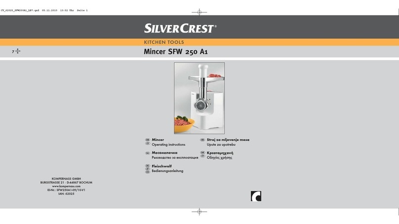 Silvercrest SFW 250 A1 operating instructions