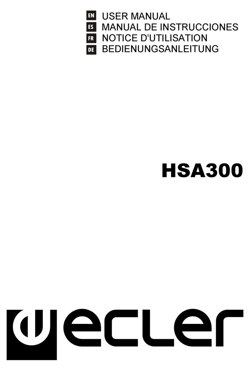 Ecler HSA300 User manual