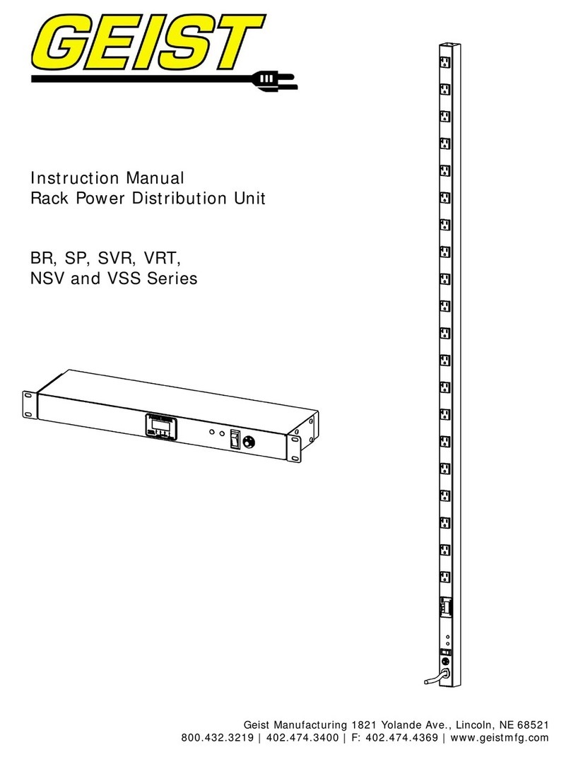 Geist BR Series instruction manual