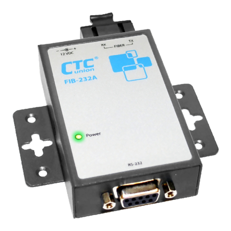 CTC Union FIB-232A-ST user guide