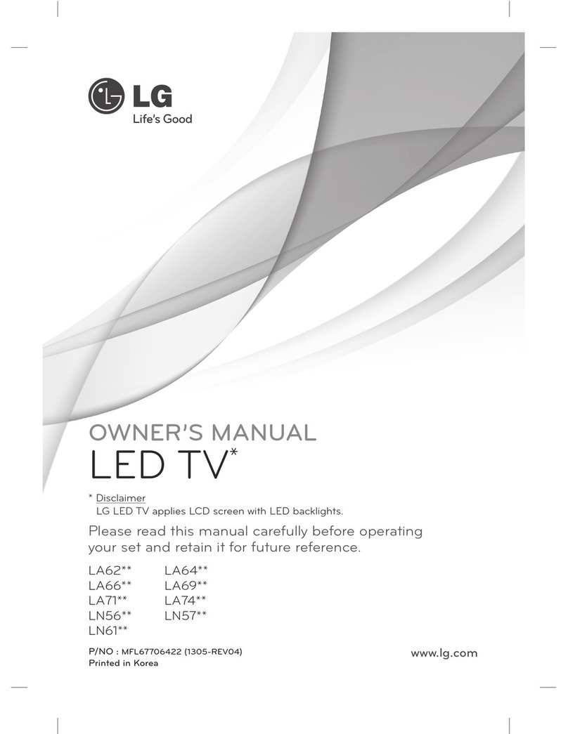 LG LA62 Series User manual