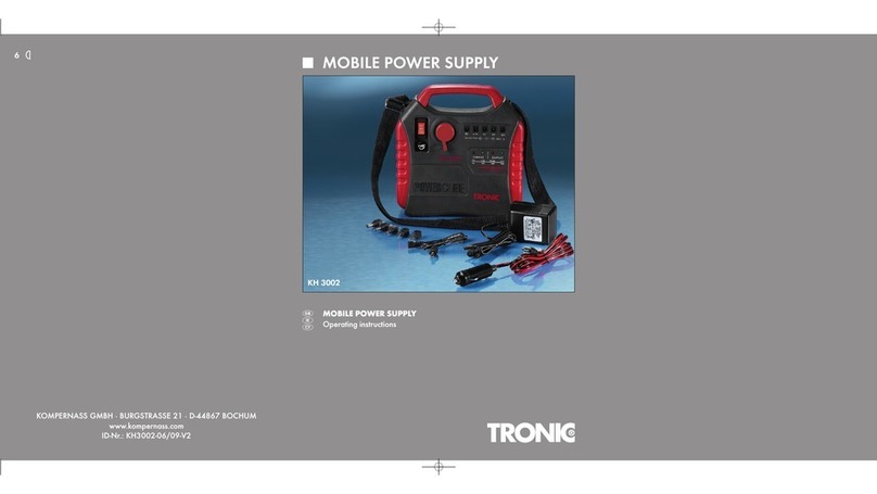 Tronic KH 3002 operating instructions