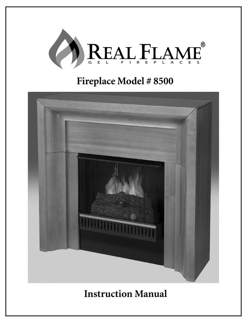 RealFlame 8500 instruction manual