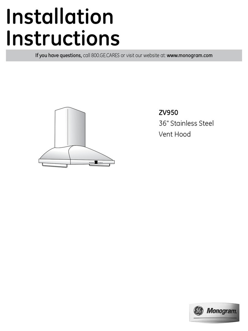 Monogram ZV950 User manual