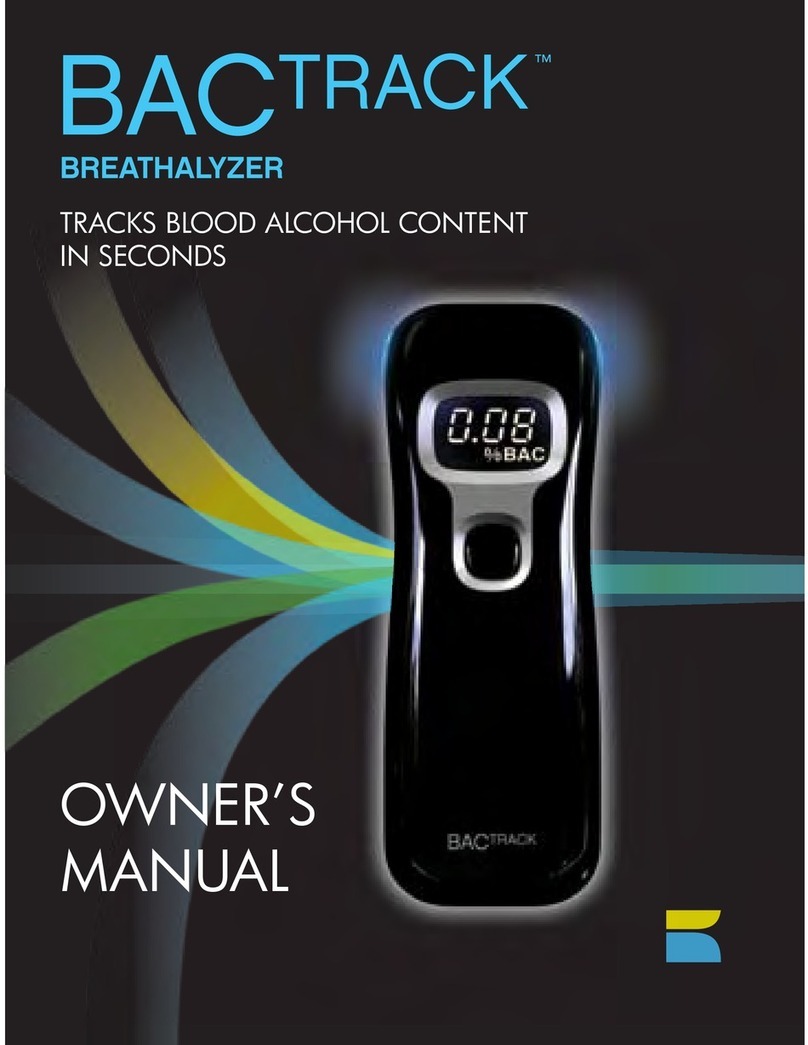 KHN Solutions BacTrack owner's manual KHN Solutions BacTrack owner's manual