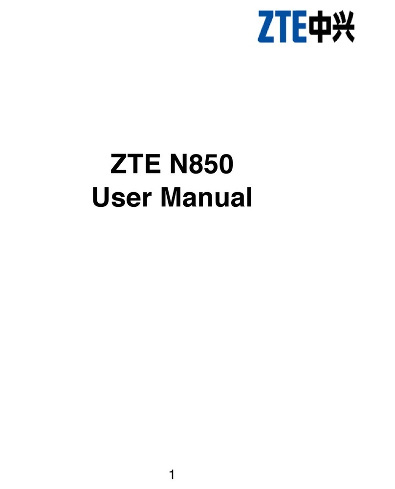 Zte N850 User manual