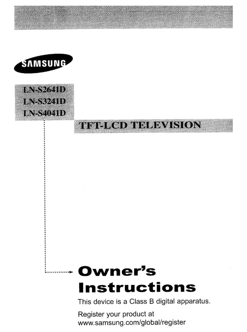 Samsung LN-S2641D User manual