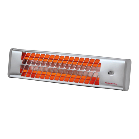 Gabarron IC-1200 Installation and operating instructions