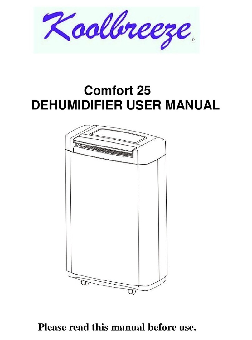 Koolbreeze Comfort 25 user manual