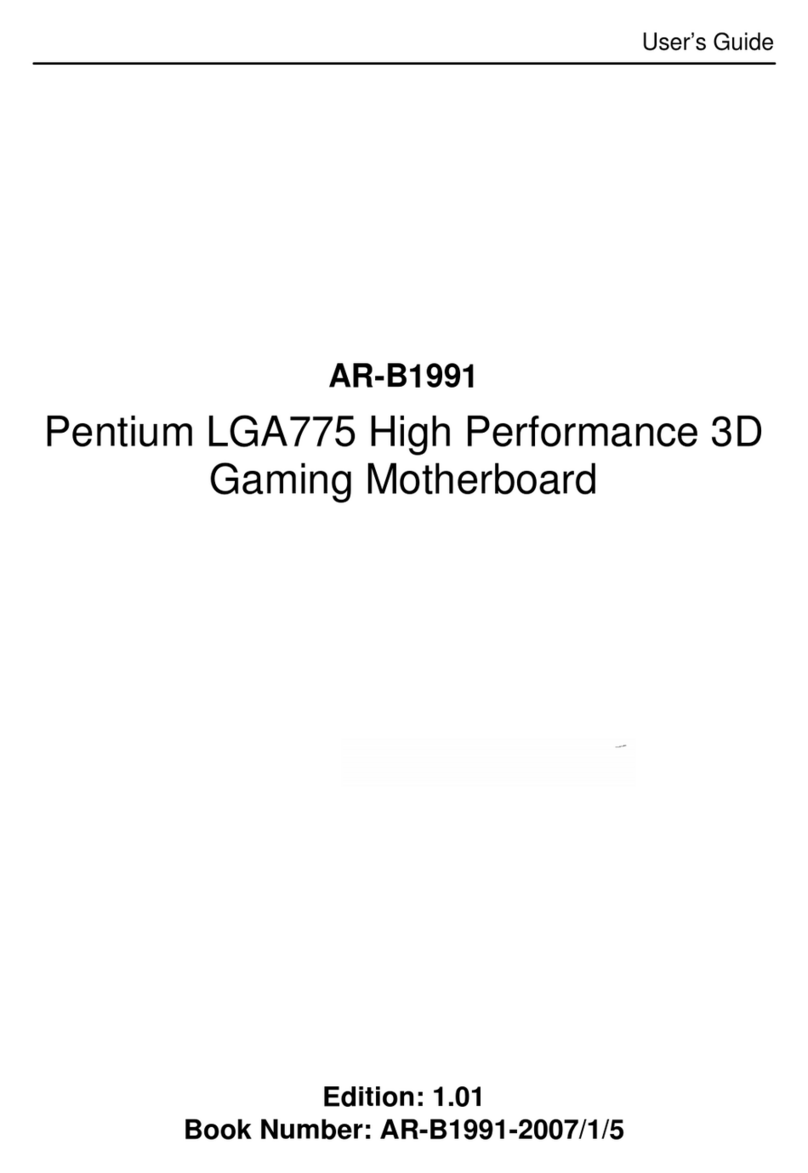 Acrosser Technology AR-B1991 User manual Acrosser Technology AR-B1991 User manual
