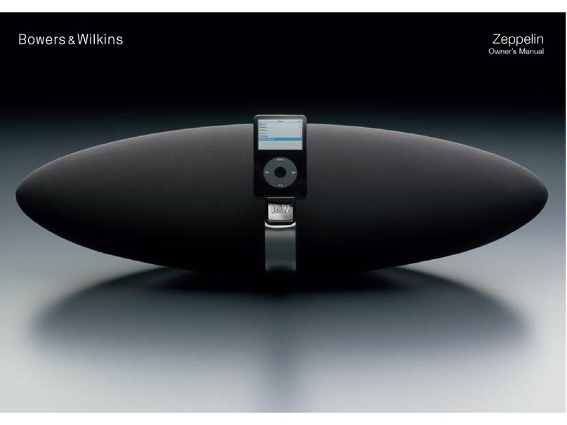 Bowers & Wilkins Zeppelin Air User manual Bowers & Wilkins Zeppelin Air User manual