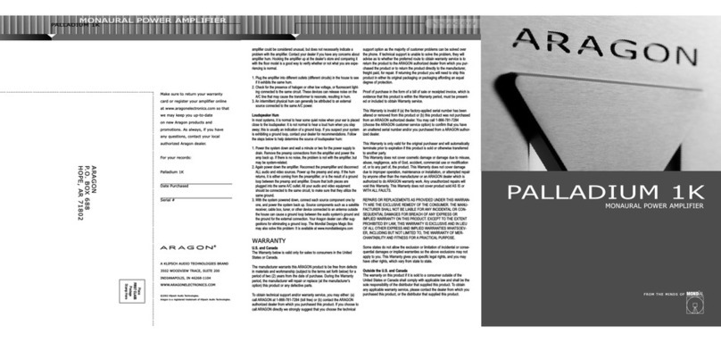 Aragon PALLADIUM 1K User manual