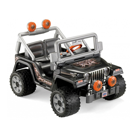 Power Wheels Jeep Wrangler T6138 User manual