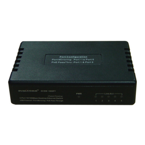 Dualcomm DCSW-1005 user guide