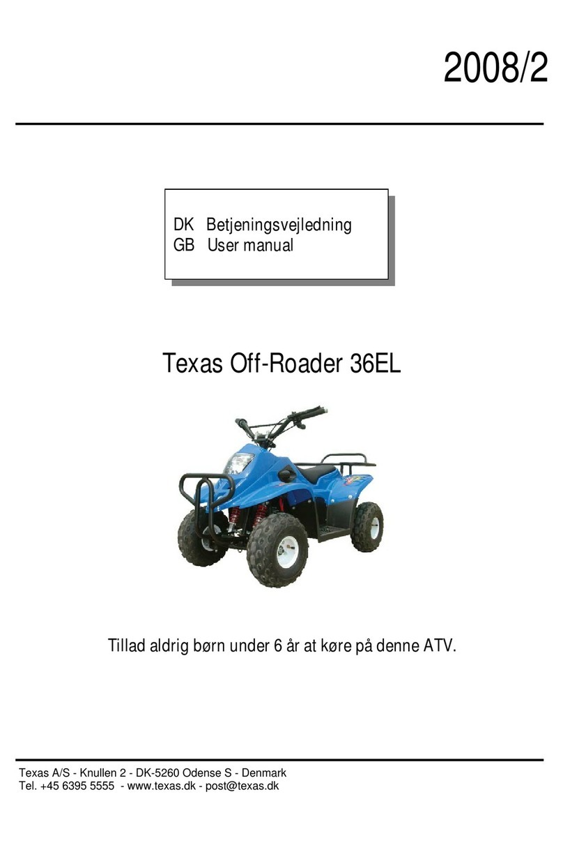 Texas Off-Roader 36EL user manual