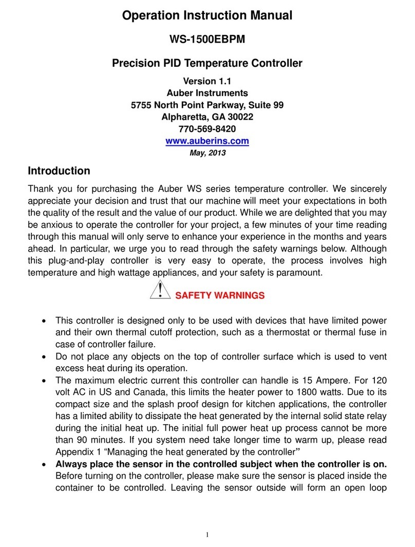 Auber WS-1500EBPM operation instruction