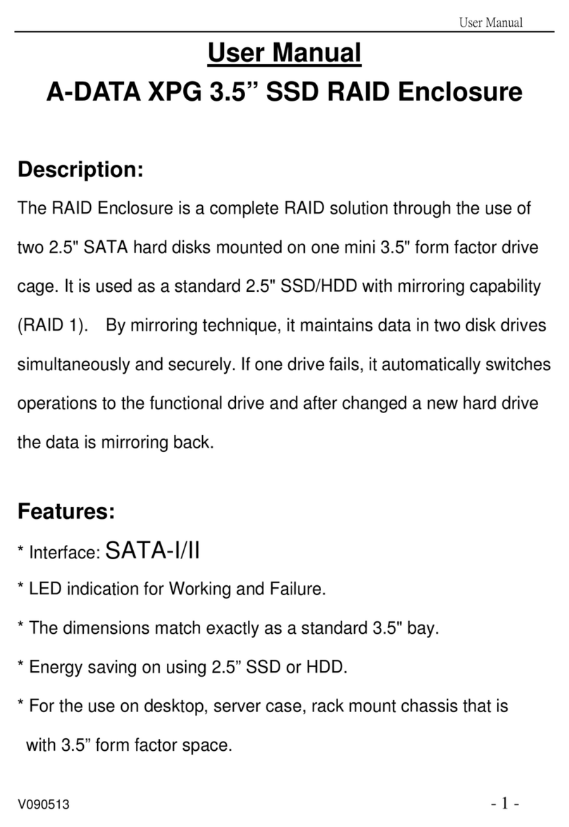 Adata XPG 3.5" User manual