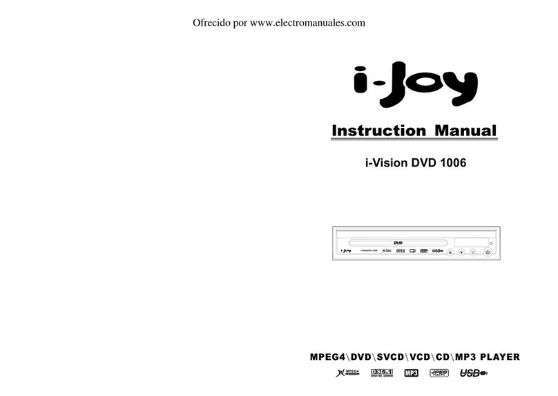i-joy i-Vision DVD 1006 instruction manual