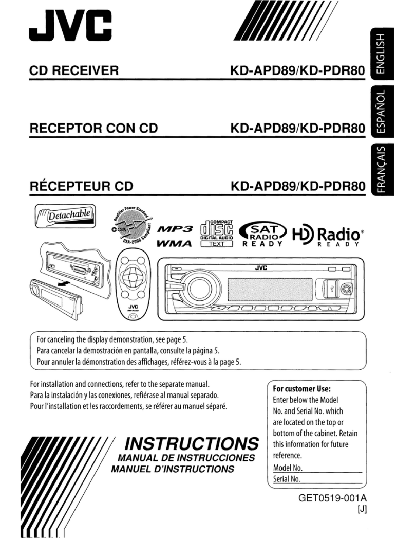 JVC KD-APD89 User manual