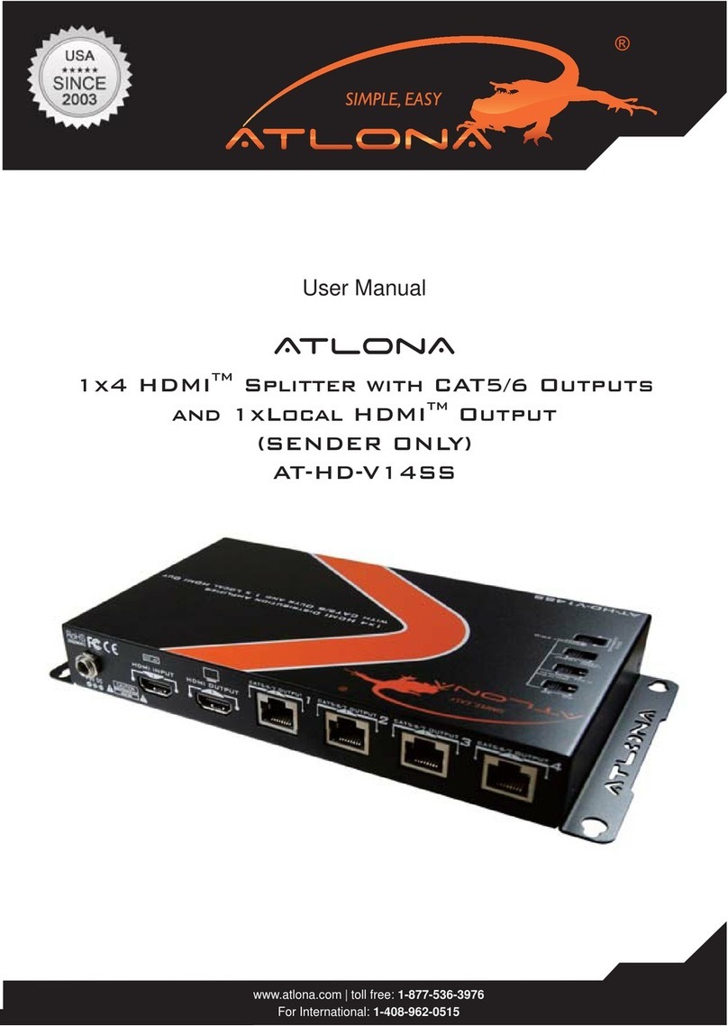 Atlona AT-HD-V14SS User manual